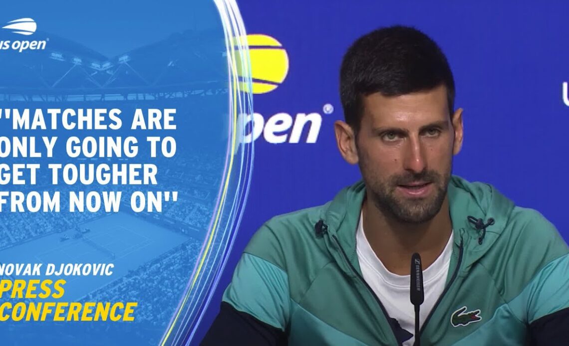 Novak Djokovic Press Conference | 2023 US Open Round 4