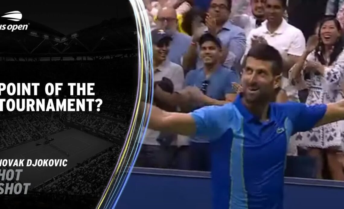 Novak Djokovic Wins Point of the Tournament in the Final! | 2023 US Open