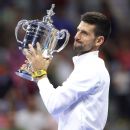 Novak Djokovic wears Kobe Bryant shirt after US Open victory