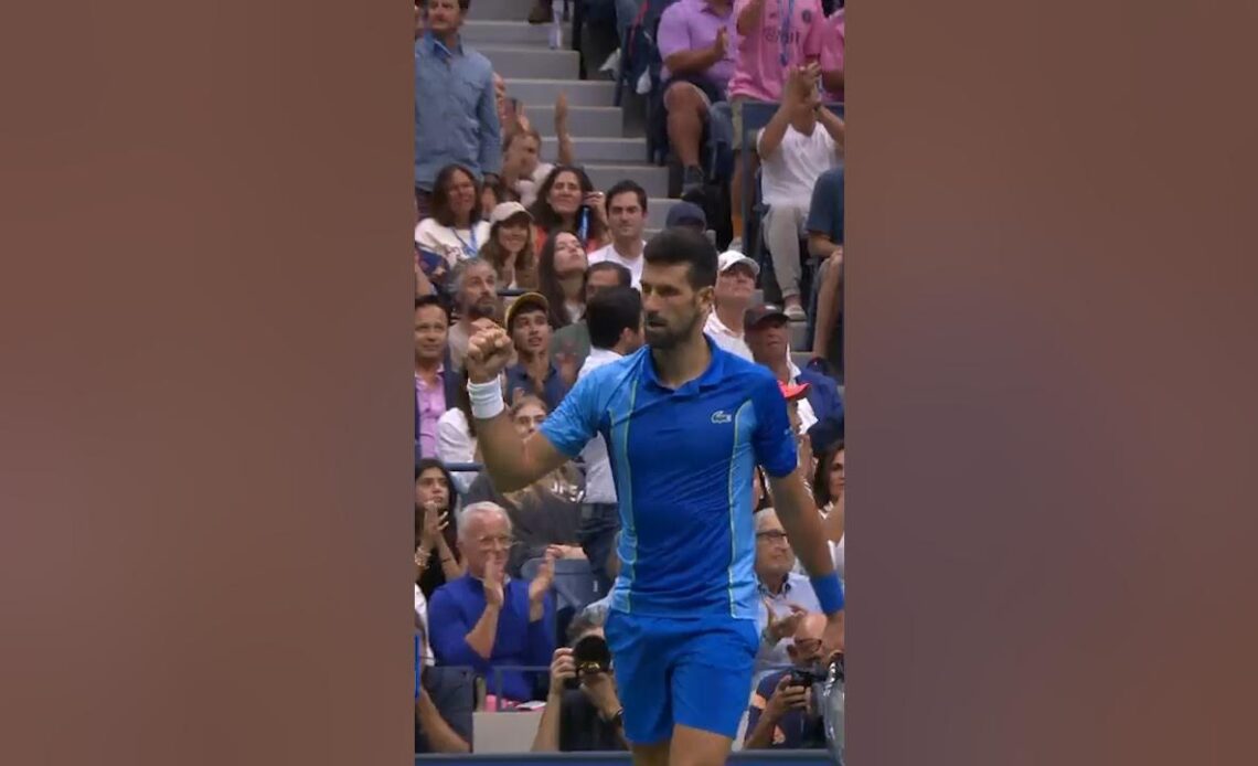 Novak Djokovic wins MASSIVE rally! 🥵