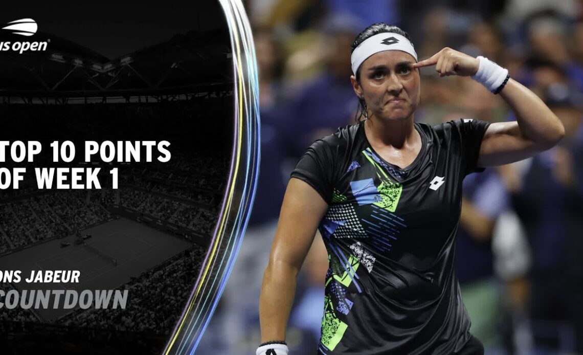Ons Jabeur | Top 10 Points of Week 1 | 2023 US Open
