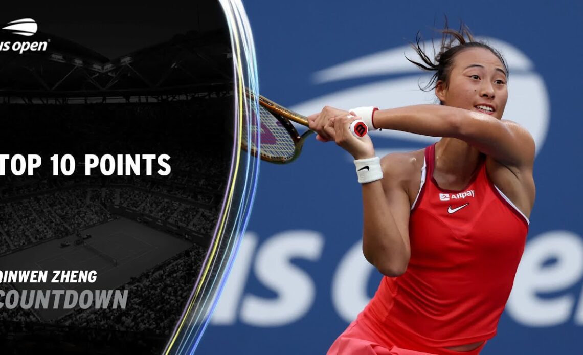 Qinwen Zheng | Top 10 Points | 2023 US Open