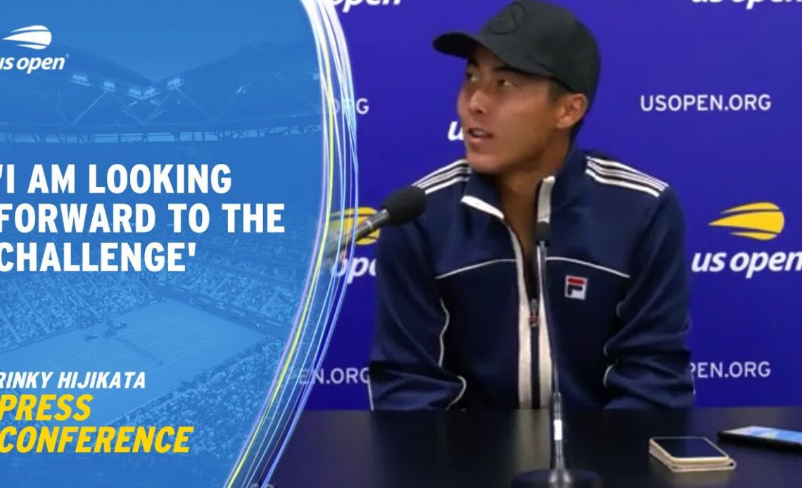 Rinky Hijikata Press Conference | 2023 US Open Round 3