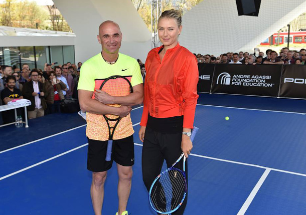 Sharapova, McEnroe to Face Agassi and Graf in Pickleball Slam