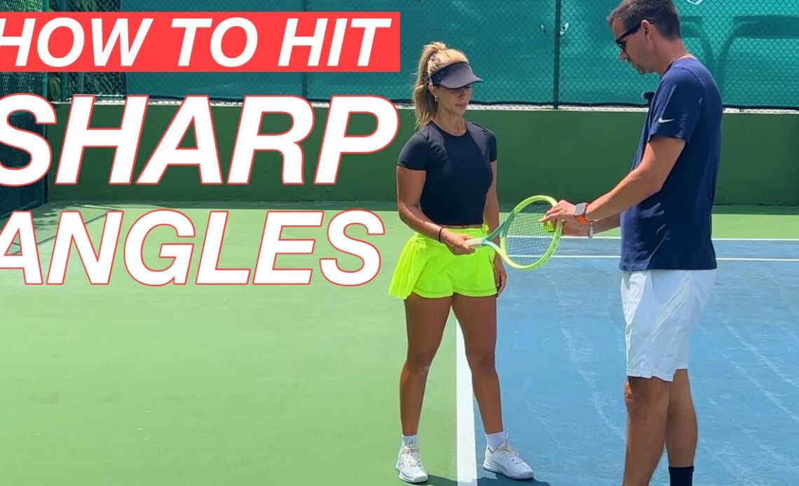 Short Cross Court Angle Forehand & Backhand Lesson with Former D1 Player Sara