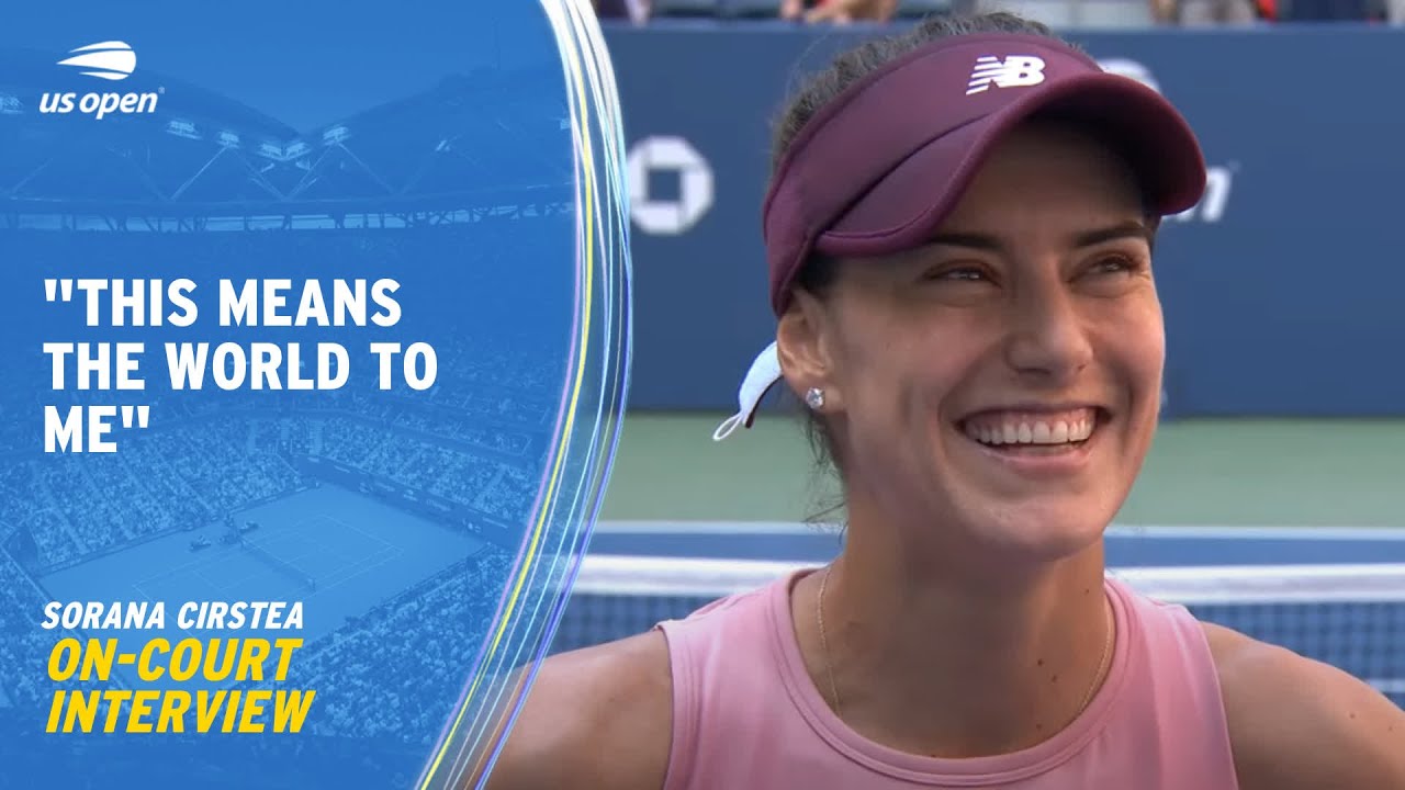 Sorana Cirstea On Court Interview 2023 Us Open Round 4 Vcp Tennis