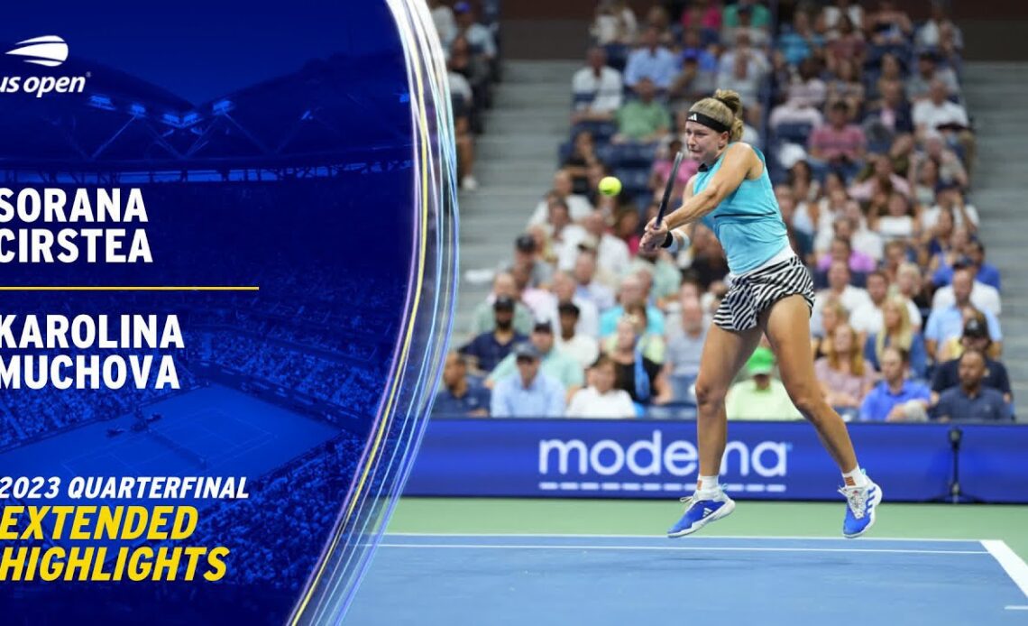 Sorana Cirstea vs. Karolina Muchova Extended Highlights | 2023 US Open Quarterfinal
