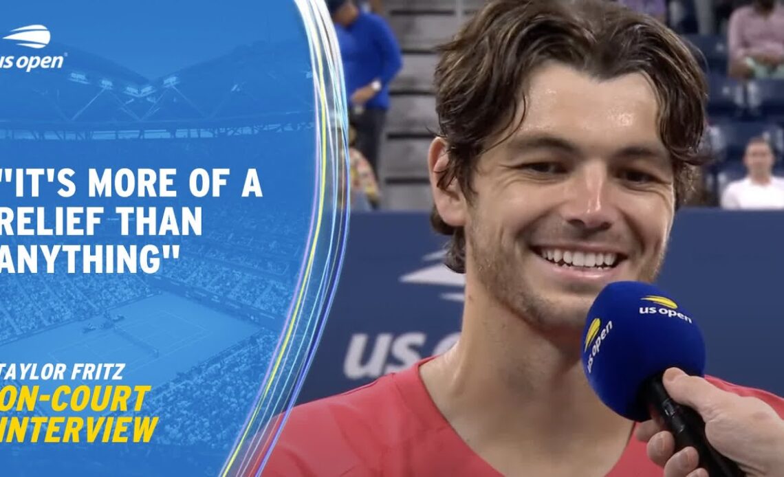 Taylor Fritz On-Court Interview | 2023 US Open Round 3