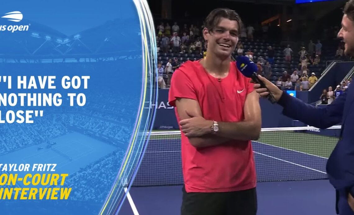 Taylor Fritz On-Court Interview | 2023 US Open Round 4
