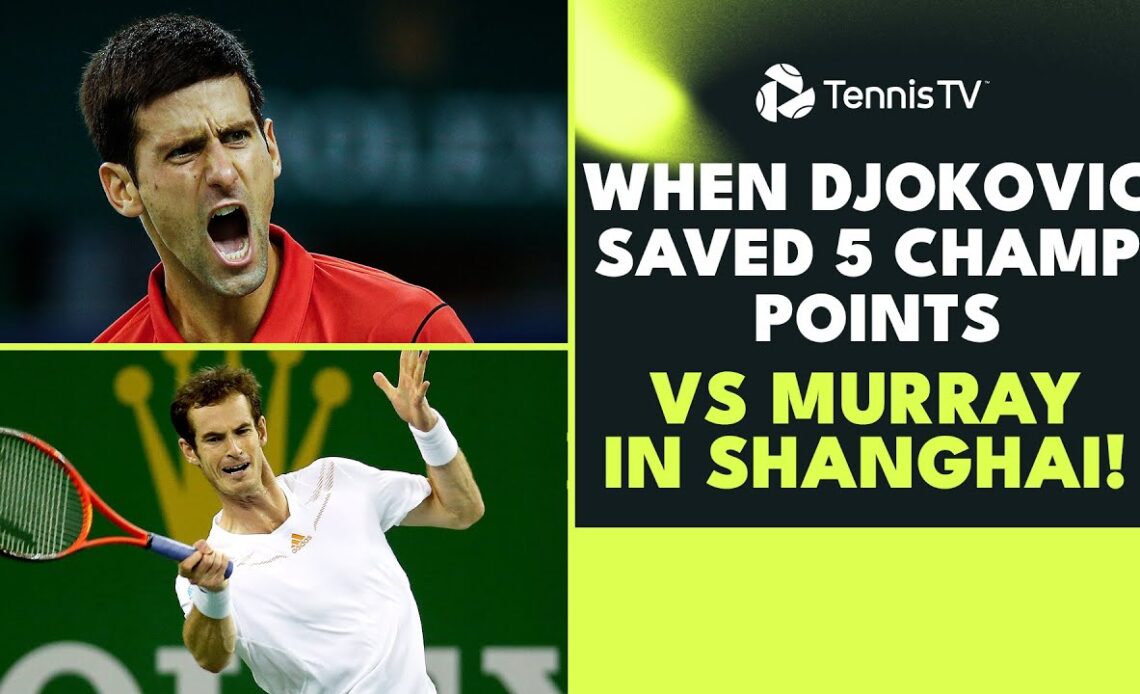 The Day Novak Djokovic Saved 5 Championship Points vs Murray! 🤯 | Shanghai 2012 Extended Highlights