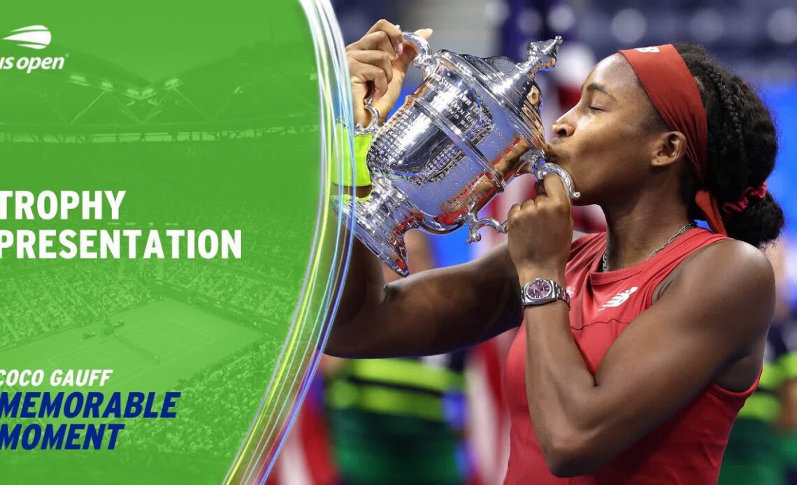 Trophy Presentation | Coco Gauff is Crowned Champion | 2023 US Open