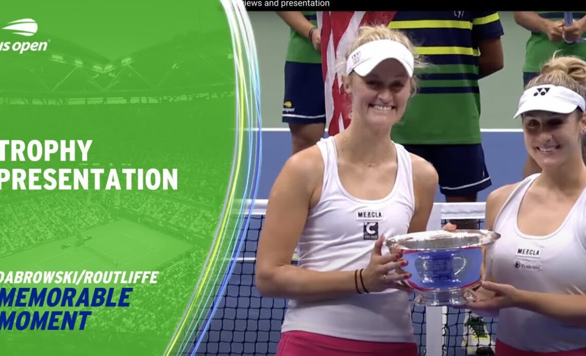 Trophy Presentation | Women's Doubles Final | 2023 US Open