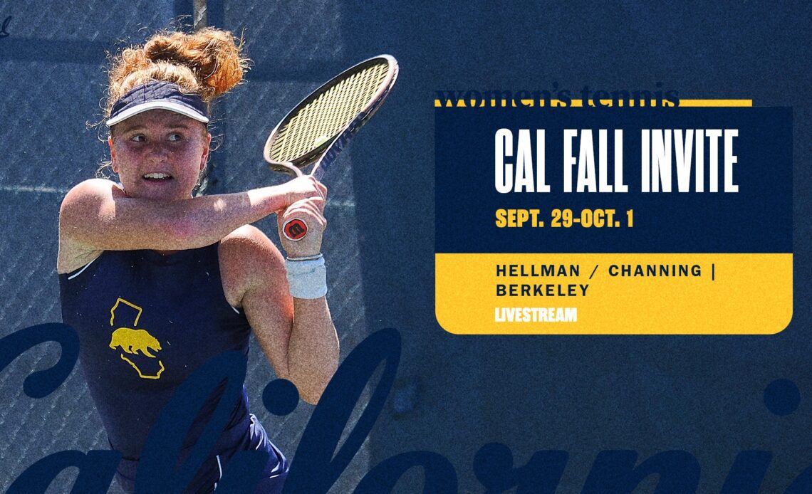 Women’s Tennis Begins Season With Cal Fall Invite