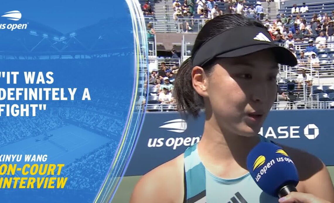 Xinyu Wang On-Court Interview | 2023 US Open Round 3