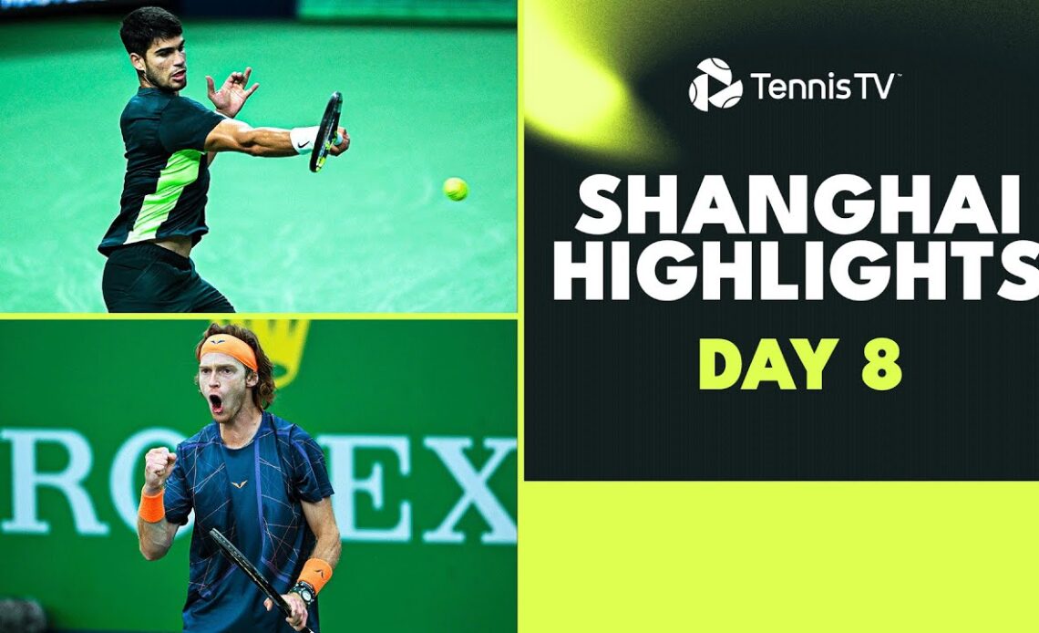 Alcaraz Faces Dimitrov; Rublev, Jarry & Humbert Feature | Shanghai 2023 Highlights Day 8
