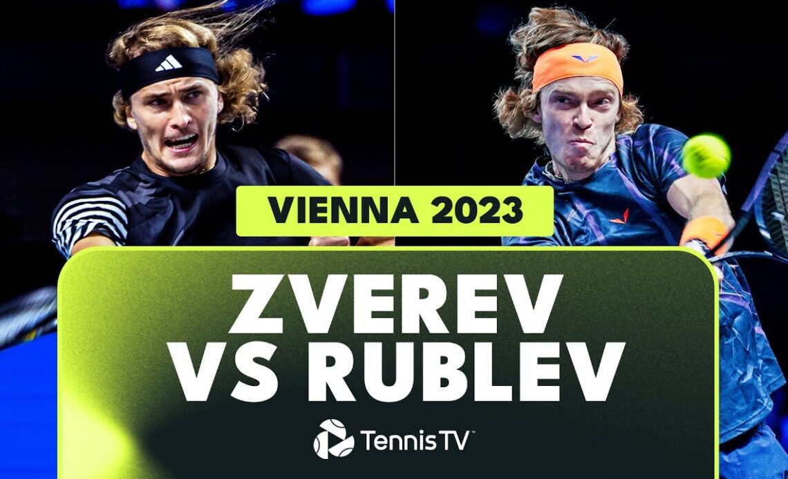 Alexander Zverev vs Andrey Rublev Highlights | Vienna 2023