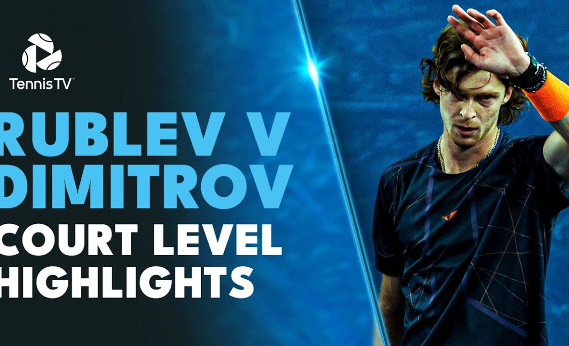 All The Angles: Grigor Dimitrov vs Andrey Rublev Highlights! | Shanghai 2023