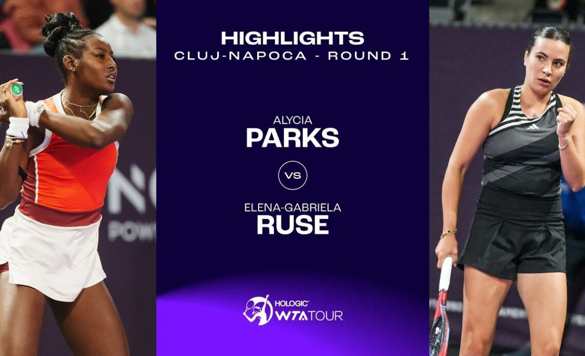 Alycia Parks vs. Elena-Gabriela Ruse | 2023 Cluj-Napoca Round 1 | WTA Match highlights