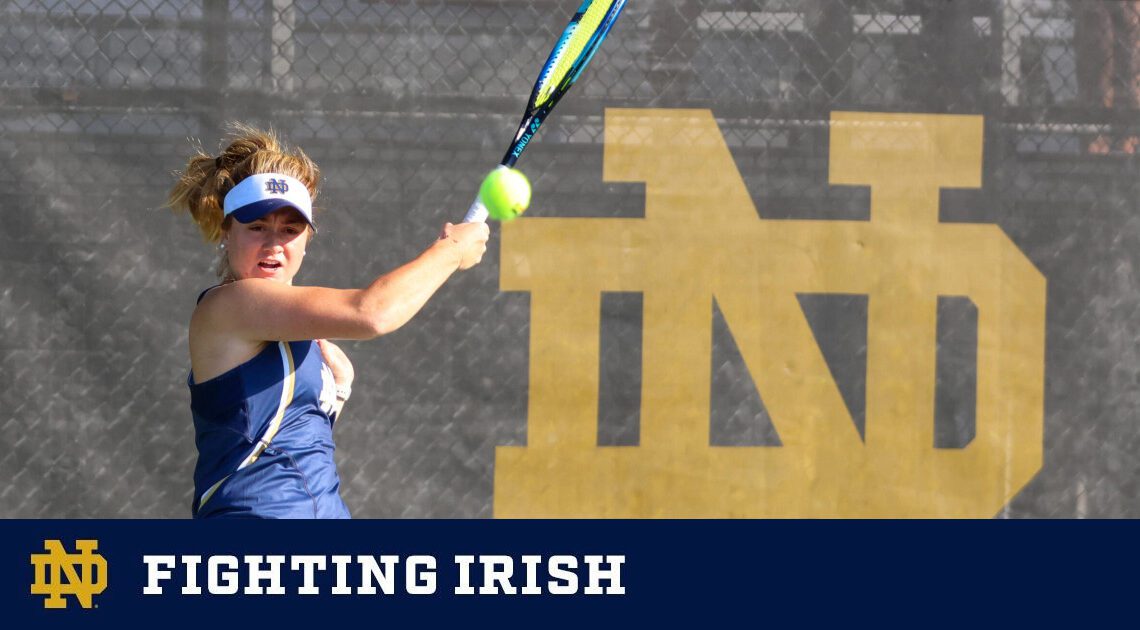 Andreach and Ghosh Lead Irish at the Notre Dame Invitational – Notre Dame Fighting Irish – Official Athletics Website