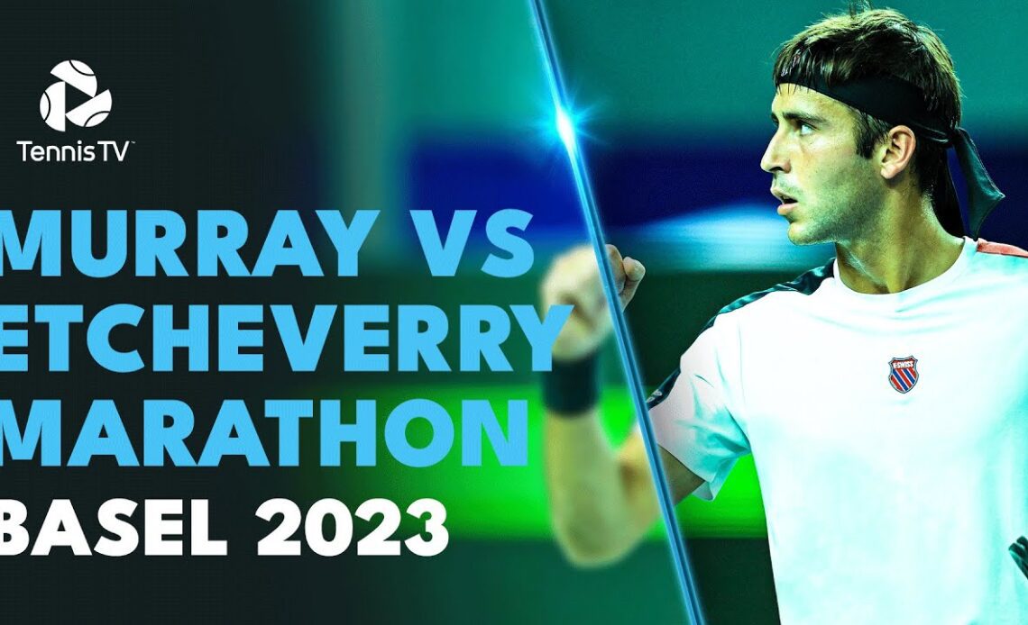 Andy Murray vs Tomas Martin Etcheverry MARATHON 🥵 | Basel 2023 Highlights