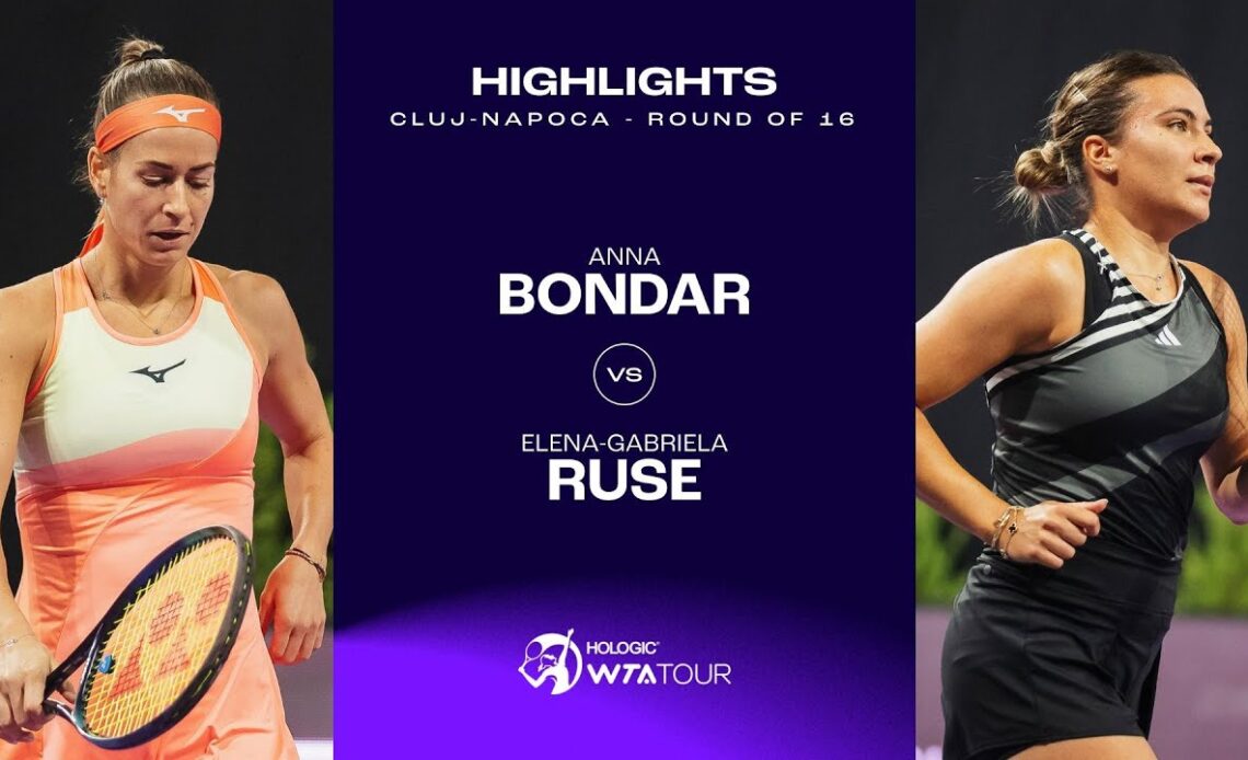 Anna Bondar vs. Elena-Gabriela Ruse | 2023 Cluj-Napoca Round of 16 | WTA Match Highlights