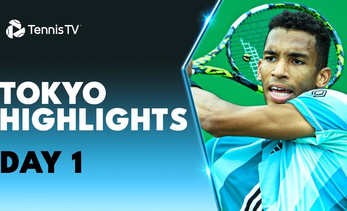 Auger-Aliassime Faces Vukic; Zverev, Paul, Thompson In Action | Tokyo 2023 Highlights Day 1