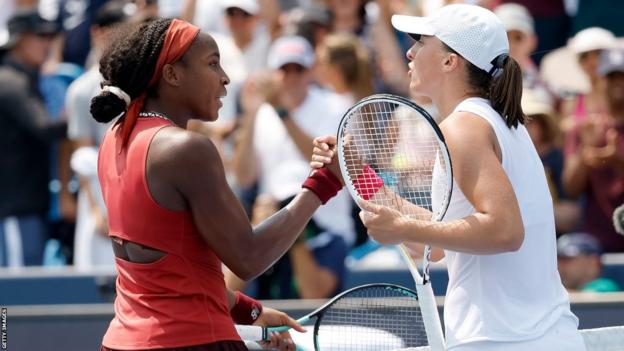 Coco Gauff and Iga Swiatek