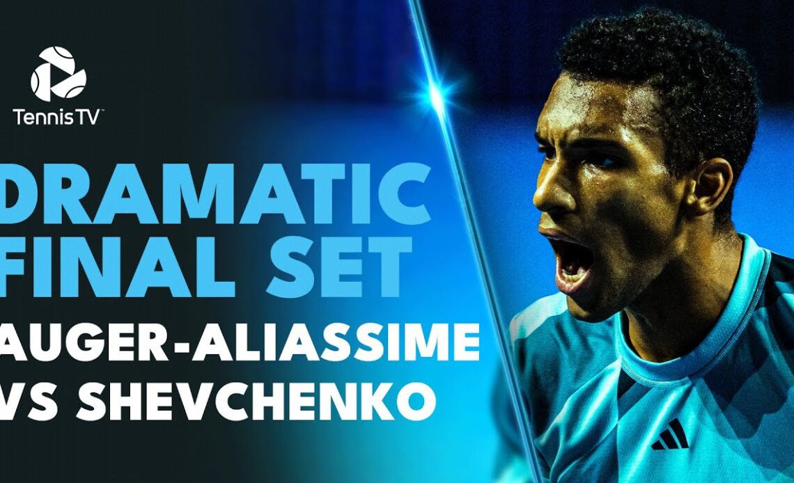 DRAMATIC Final Set In Felix Auger-Aliassime vs Alexander Shevchenko 🥵 | Basel 2023 Highlights