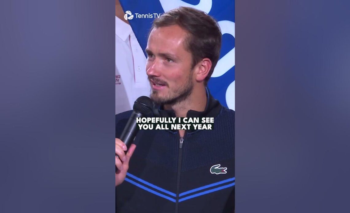 Daniil Medvedev Speaks Chinese In Beijing 🇨🇳