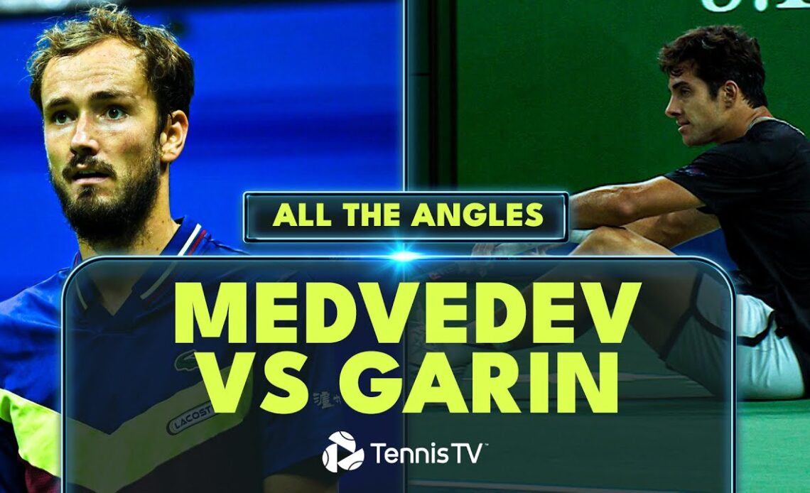 Daniil Medvedev vs Cristian Garin Alternate Angles! 👊 | Shanghai 2023 Highhlights