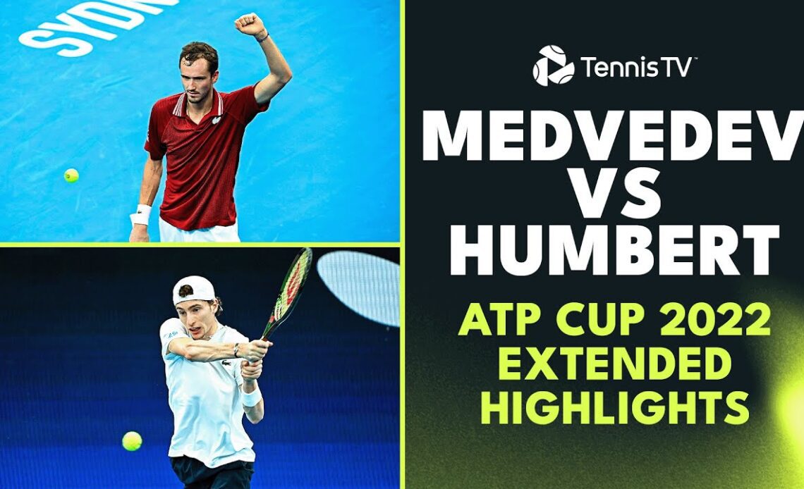 Daniil Medvedev vs Ugo Humbert EPIC Last Meeting! | ATP Cup 2022 Extended Highlights