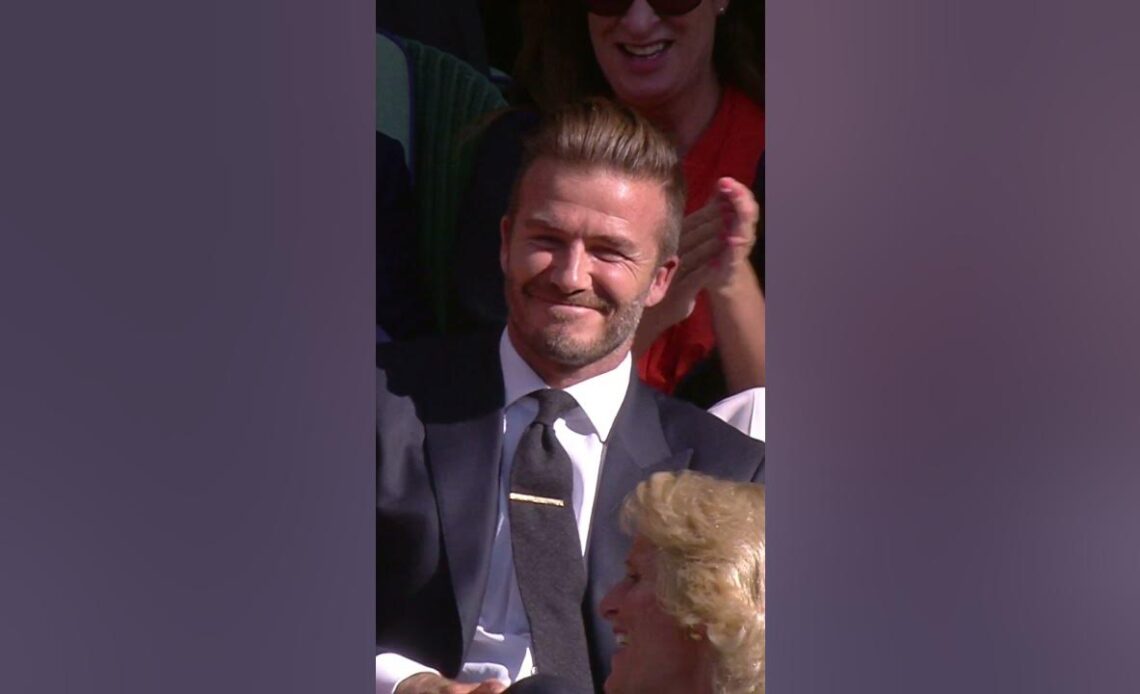 David Beckham's Brilliant Wimbledon Crowd Catch 😅