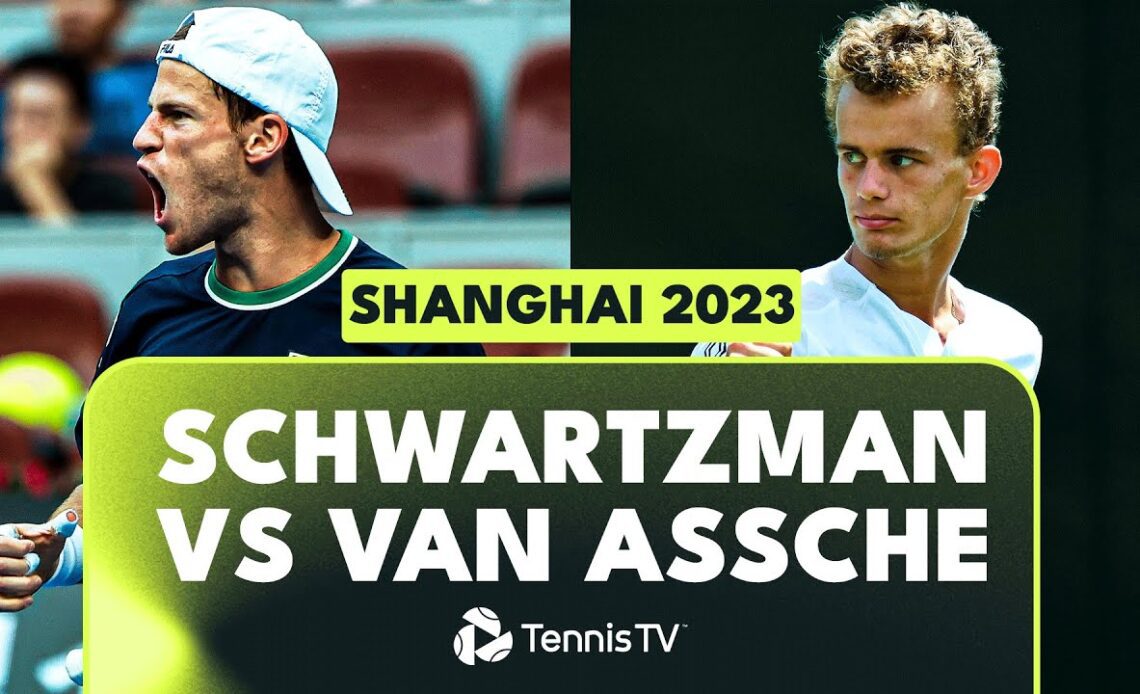 Diego Schwartzman vs Luca Van Assche ROLLERCOASTER Match | Shanghai 2023 Highlights