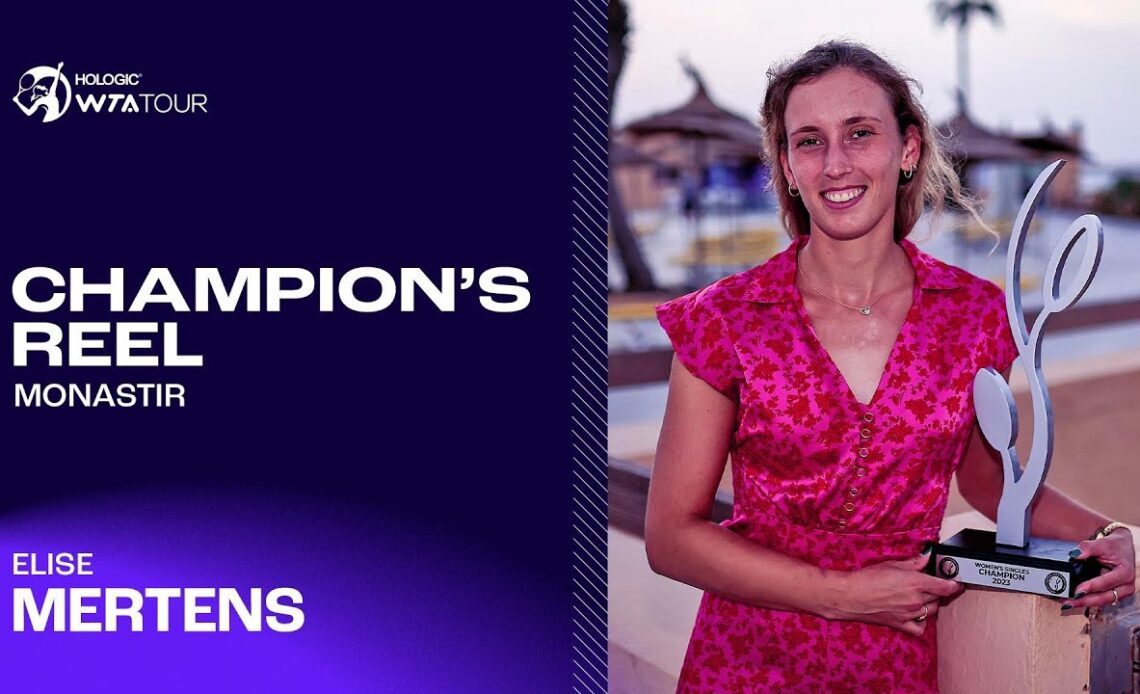 Elise Mertens wins BACK-TO-BACK titles in Monastir! 🏆🏆