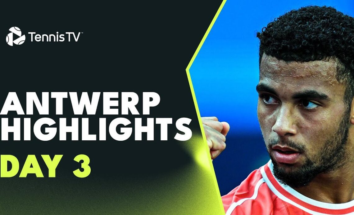 Fils, Bublik, Goffin, Van de Zandschulp and more in Action | Antwerp 2023 Day 3 Highlights