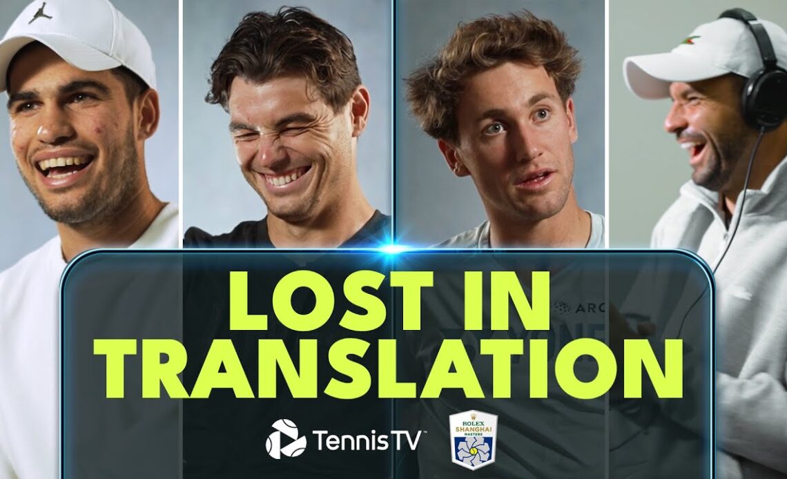 Goats, Carrots & Shiny Legs: Translation Prank on ATP Tennis Pros! 😆