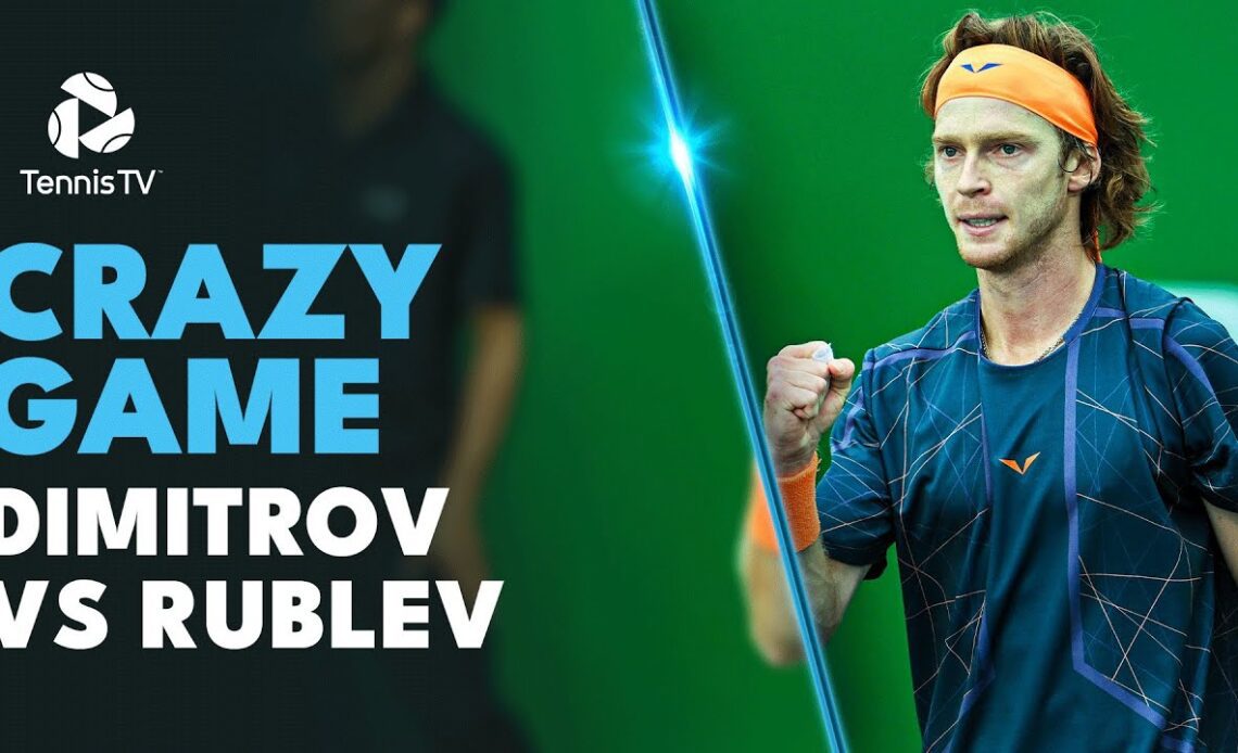 Grigor Dimitrov & Andrey Rublev Crazy Game! | Shanghai 2023