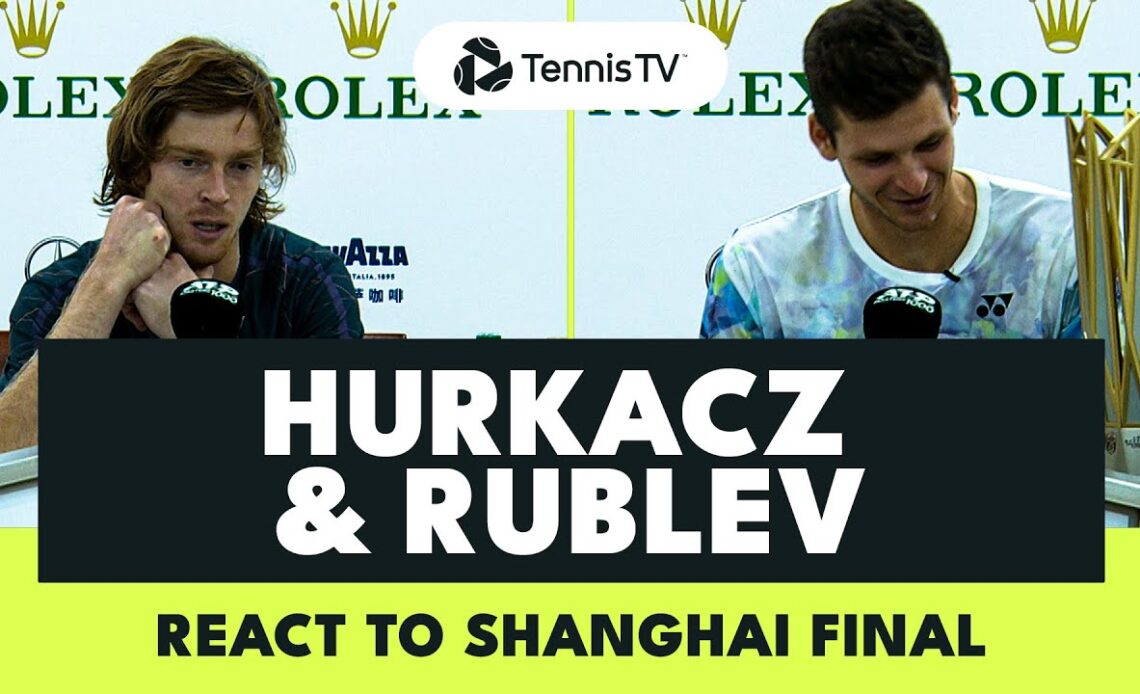 Hubert Hurkacz & Andrey Rublev React To Dramatic Shanghai Final 🗣