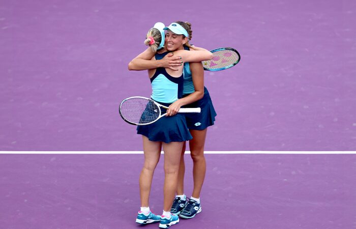Hunter and Mertens off to a flying start at WTA Finals | 31 October, 2023 | All News | News and Features | News and Events
