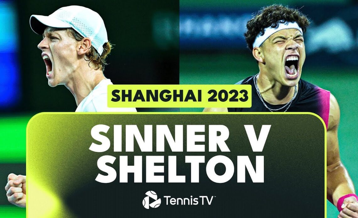 Jannik Sinner vs Ben Shelton INSANE Match Highlights | Shanghai 2023