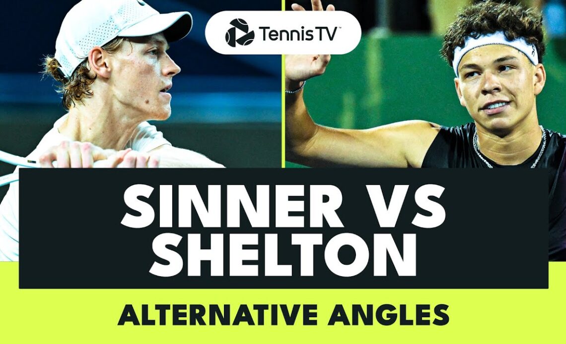 Jannik Sinner vs Ben Shelton THRILLER: Alternative Angles | Shanghai 2023