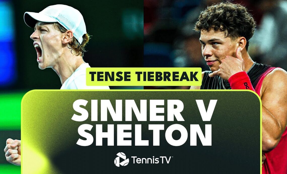 Jannik Sinner vs Ben Shelton: Tense Deciding Set Tiebreak | Shanghai 2023 Highlights