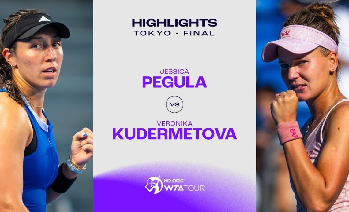 Jessica Pegula vs. Veronika Kudermetova | 2023 Tokyo Final | WTA Match Highlights