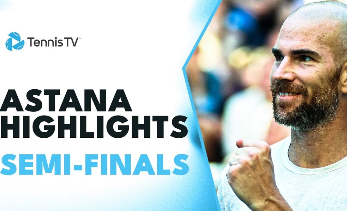Korda Battles Medjedovic; Mannarino Faces Ofner | Astana 2023 Semi-Final Highlights