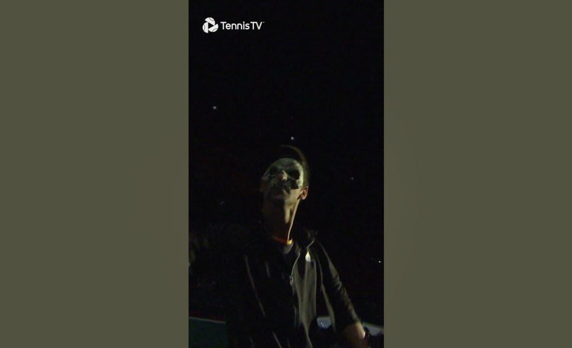 Novak Djokovic Loves a HALLOWEEN Mask 🎃