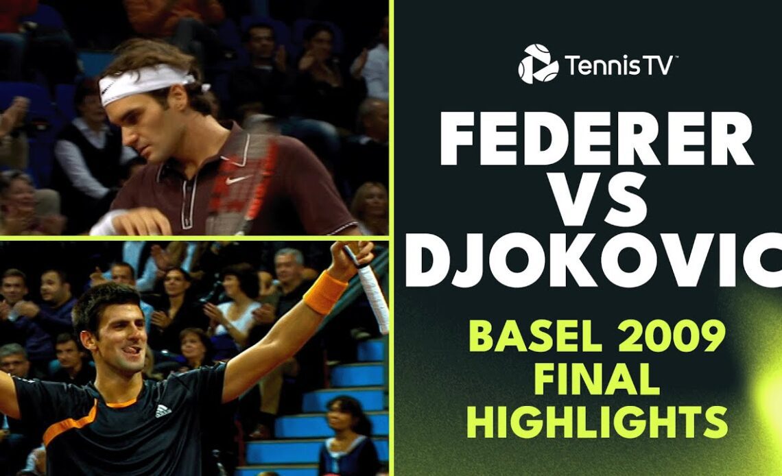 Novak Djokovic vs Roger Federer | Basel 2009 Final Highlights