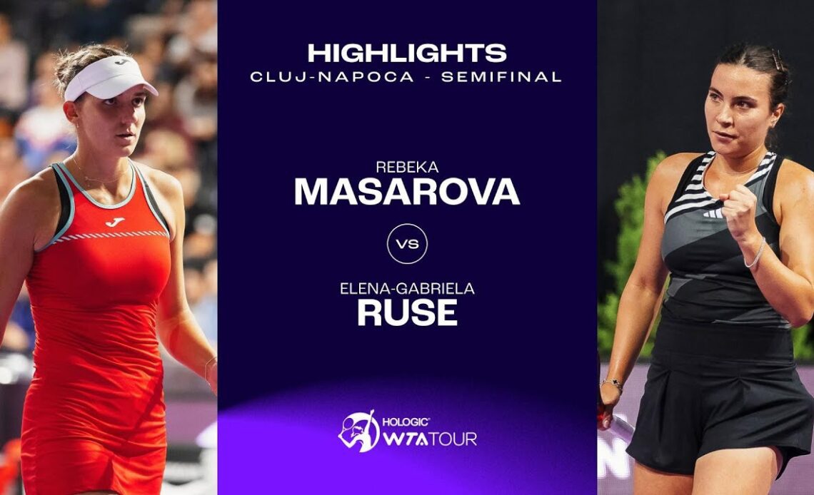 Rebeka Masarova vs. Elena-Gabriela Ruse | 2023 Cluj-Napoca Semifinal | WTA Match Highlights
