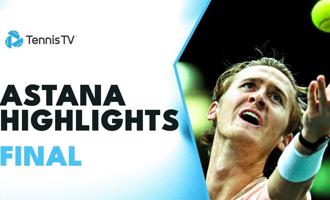 Sebastian Korda vs Adrian Mannarino For The Title! | Astana 2023 Final Highlights