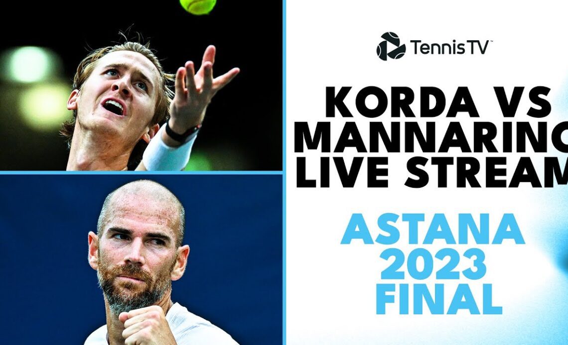 Sebastian Korda vs Adrian Mannarino Live Tennis Stream | Astana 2023 Final