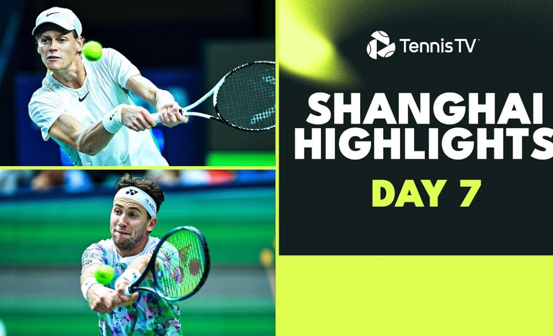 Sinner vs Shelton THRILLER; Korda, Ruud & Hurkacz All Play | Shanghai 2023 Highlights Day 7